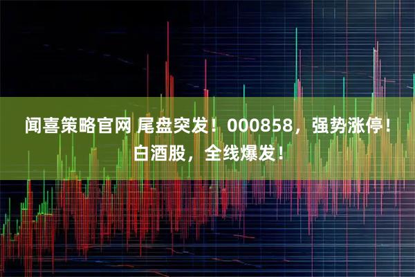 闻喜策略官网 尾盘突发！000858，强势涨停！白酒股，全线爆发！